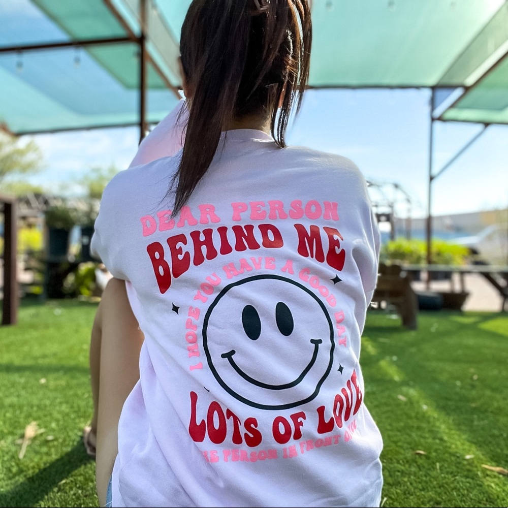 ❤️Spread the ❤️ Dear Person Behind me Pink Encouraging pullover sweater